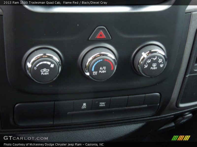 Flame Red / Black/Diesel Gray 2013 Ram 1500 Tradesman Quad Cab