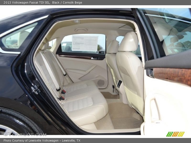 Black / Cornsilk Beige 2013 Volkswagen Passat TDI SEL