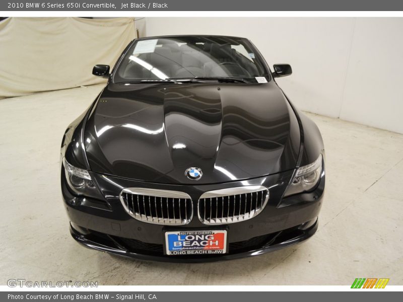 Jet Black / Black 2010 BMW 6 Series 650i Convertible