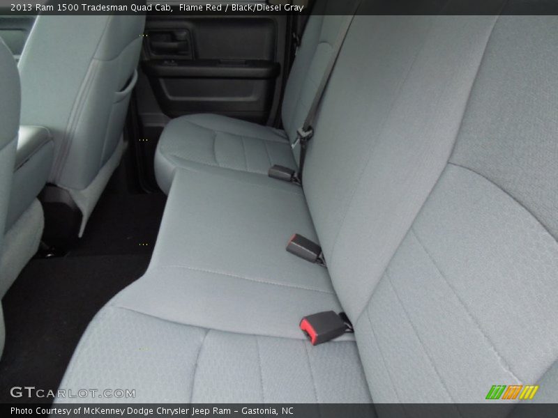 Flame Red / Black/Diesel Gray 2013 Ram 1500 Tradesman Quad Cab