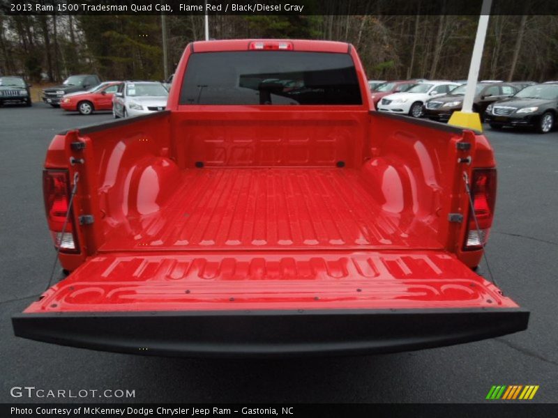 Flame Red / Black/Diesel Gray 2013 Ram 1500 Tradesman Quad Cab