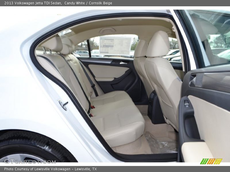 Candy White / Cornsilk Beige 2013 Volkswagen Jetta TDI Sedan