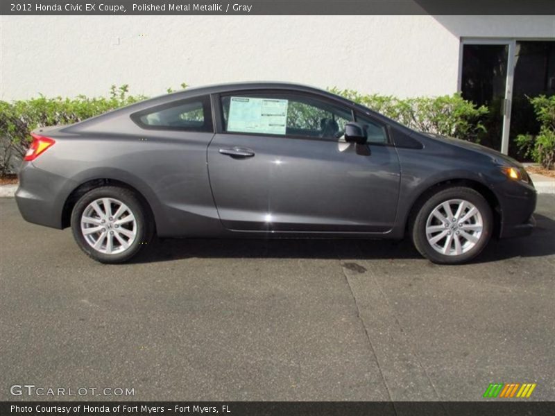 Polished Metal Metallic / Gray 2012 Honda Civic EX Coupe