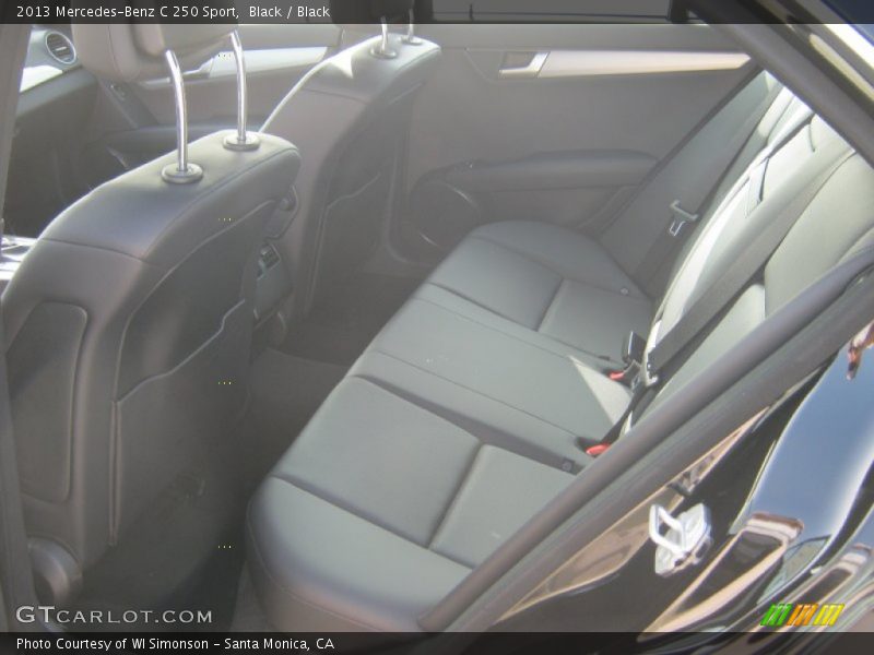Black / Black 2013 Mercedes-Benz C 250 Sport