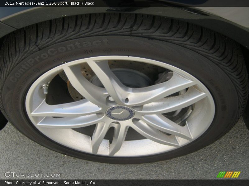 Black / Black 2013 Mercedes-Benz C 250 Sport
