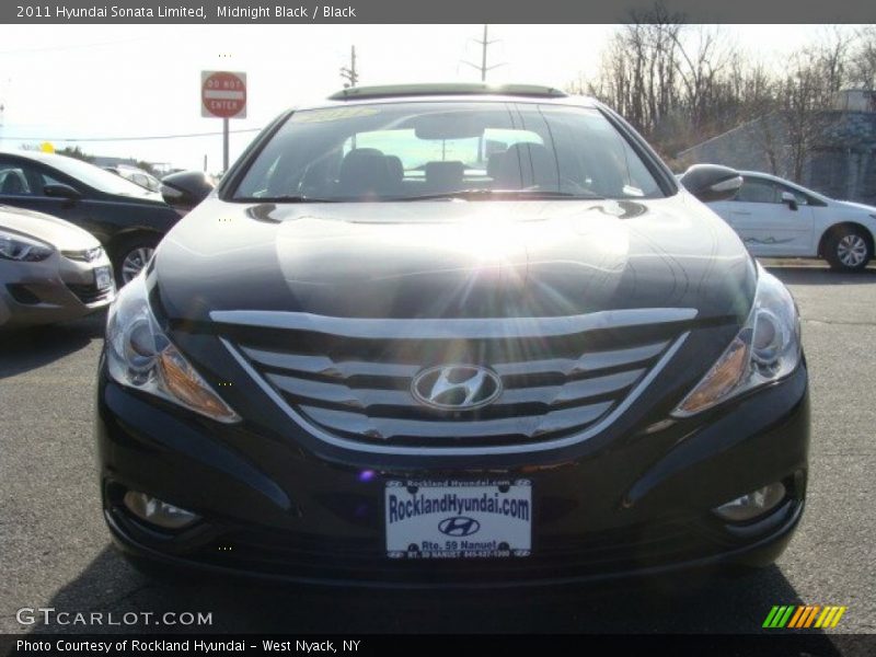 Midnight Black / Black 2011 Hyundai Sonata Limited