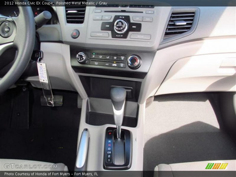 Polished Metal Metallic / Gray 2012 Honda Civic EX Coupe