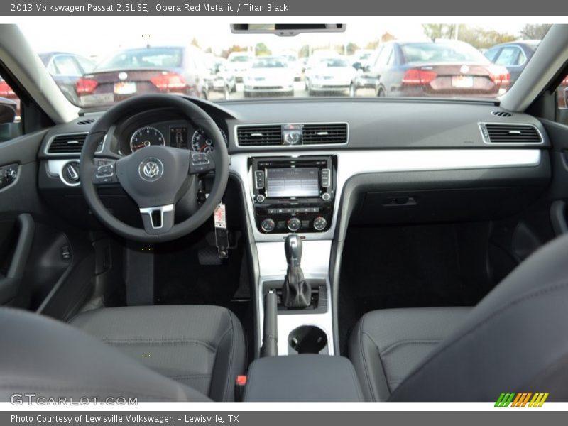 Opera Red Metallic / Titan Black 2013 Volkswagen Passat 2.5L SE