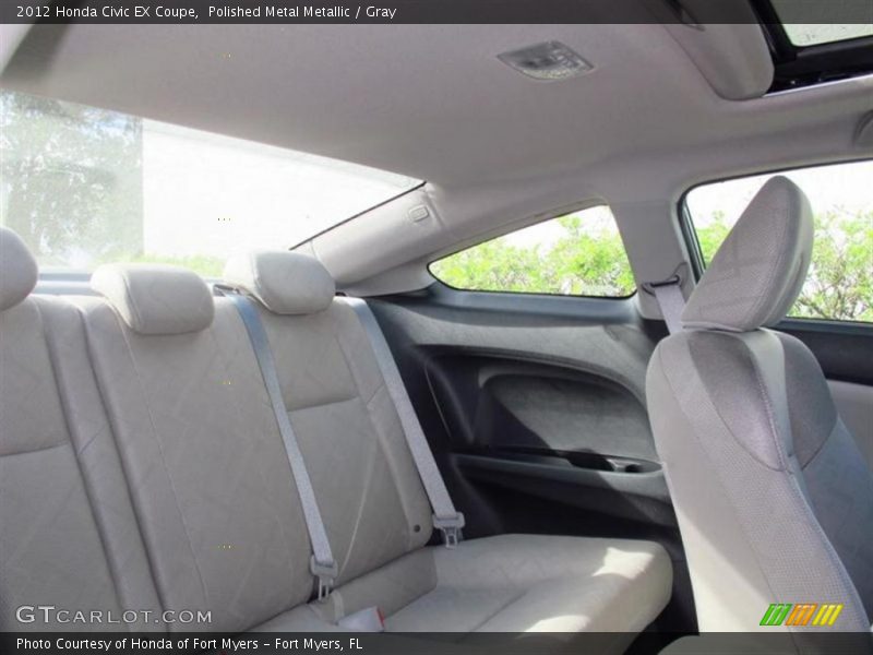 Polished Metal Metallic / Gray 2012 Honda Civic EX Coupe