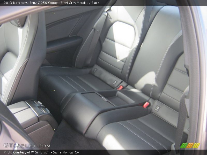 Rear Seat of 2013 C 250 Coupe