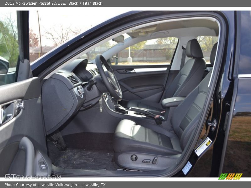 Black / Titan Black 2013 Volkswagen Passat 2.5L SE