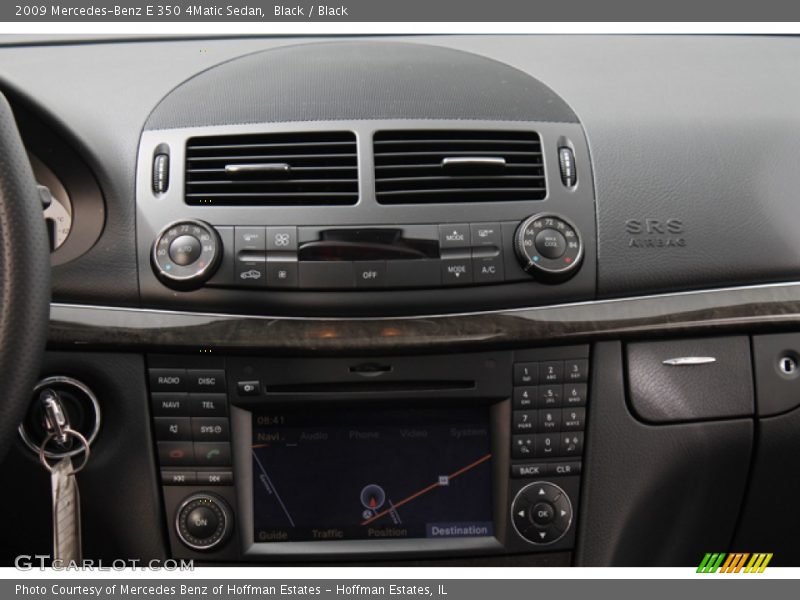 Black / Black 2009 Mercedes-Benz E 350 4Matic Sedan