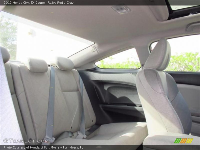 Rallye Red / Gray 2012 Honda Civic EX Coupe