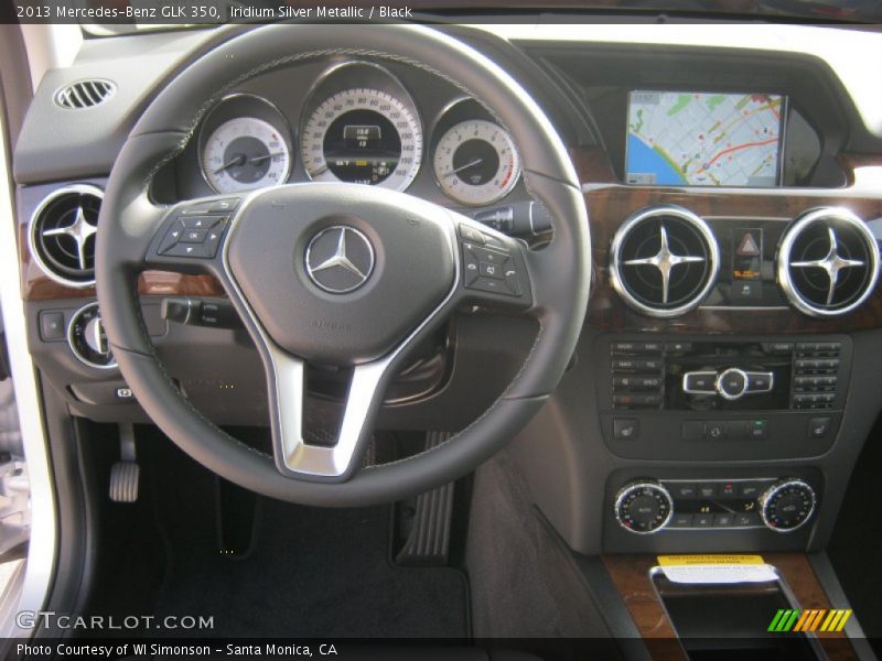 Iridium Silver Metallic / Black 2013 Mercedes-Benz GLK 350