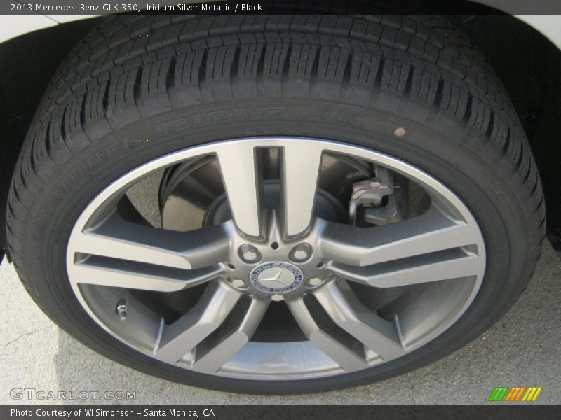 Iridium Silver Metallic / Black 2013 Mercedes-Benz GLK 350