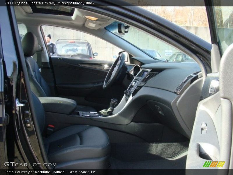 Midnight Black / Black 2011 Hyundai Sonata Limited