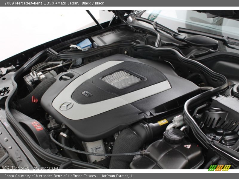 Black / Black 2009 Mercedes-Benz E 350 4Matic Sedan