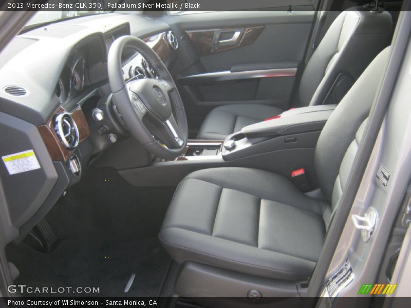Palladium Silver Metallic / Black 2013 Mercedes-Benz GLK 350
