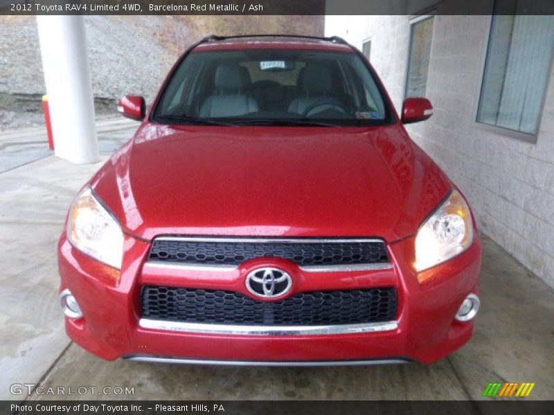 Barcelona Red Metallic / Ash 2012 Toyota RAV4 Limited 4WD