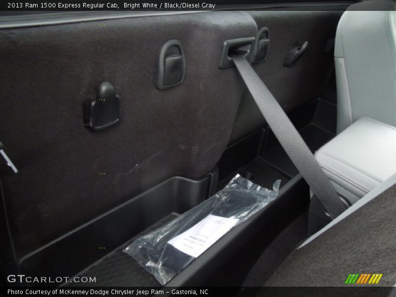 Bright White / Black/Diesel Gray 2013 Ram 1500 Express Regular Cab
