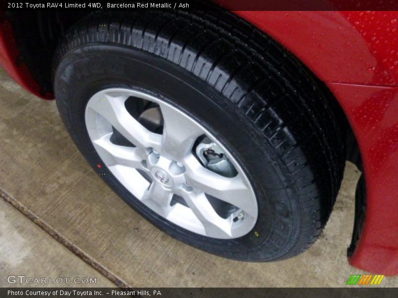 Barcelona Red Metallic / Ash 2012 Toyota RAV4 Limited 4WD