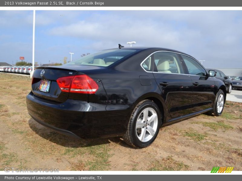 Black / Cornsilk Beige 2013 Volkswagen Passat 2.5L SE