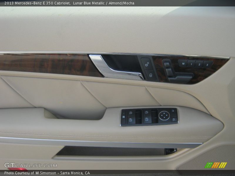 Lunar Blue Metallic / Almond/Mocha 2013 Mercedes-Benz E 350 Cabriolet
