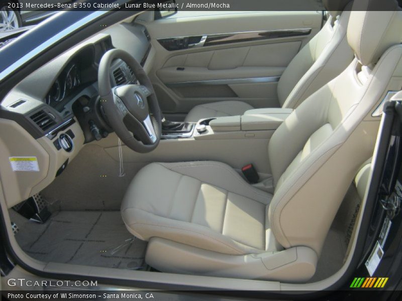 Lunar Blue Metallic / Almond/Mocha 2013 Mercedes-Benz E 350 Cabriolet