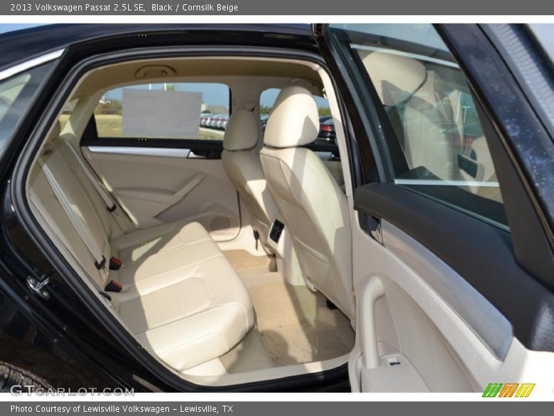 Black / Cornsilk Beige 2013 Volkswagen Passat 2.5L SE