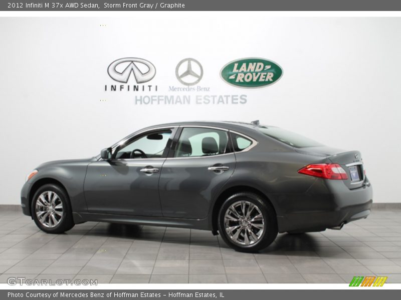 Storm Front Gray / Graphite 2012 Infiniti M 37x AWD Sedan