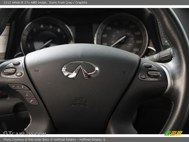Storm Front Gray / Graphite 2012 Infiniti M 37x AWD Sedan