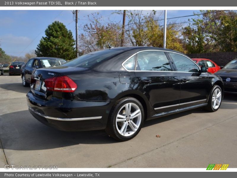 Black / Titan Black 2013 Volkswagen Passat TDI SEL