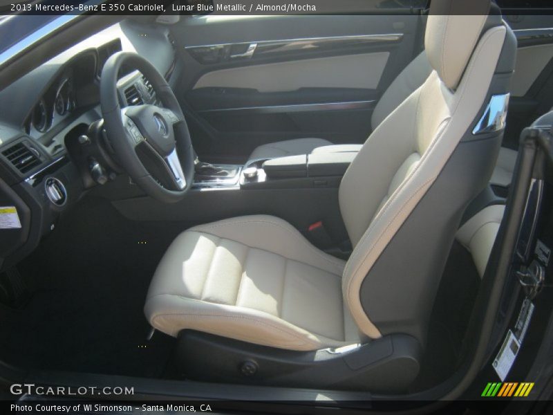 Lunar Blue Metallic / Almond/Mocha 2013 Mercedes-Benz E 350 Cabriolet