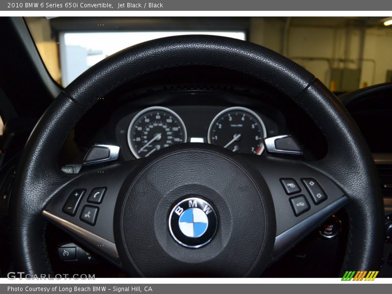 Jet Black / Black 2010 BMW 6 Series 650i Convertible