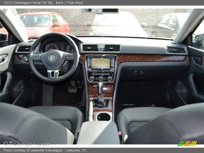 Black / Titan Black 2013 Volkswagen Passat TDI SEL