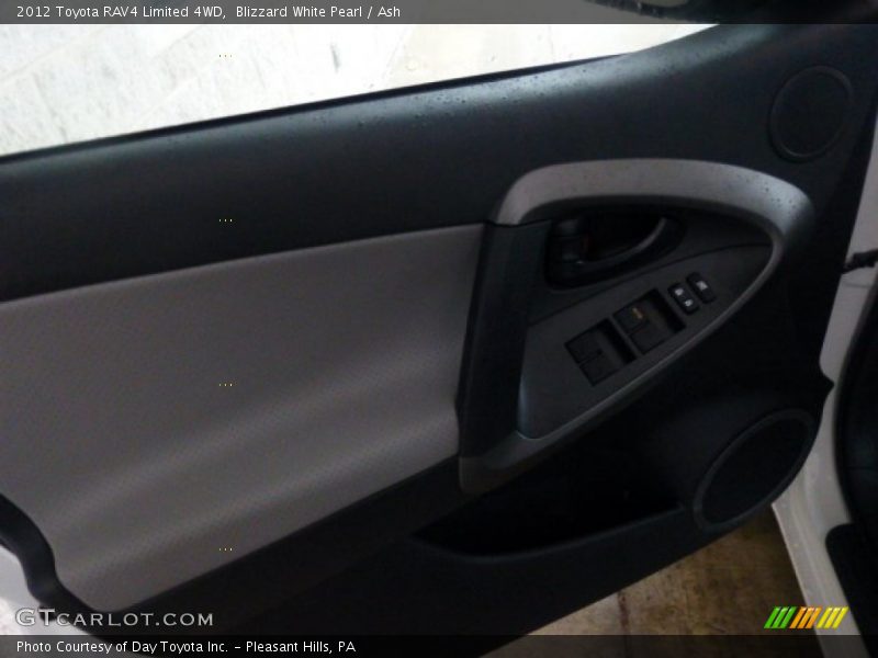 Blizzard White Pearl / Ash 2012 Toyota RAV4 Limited 4WD