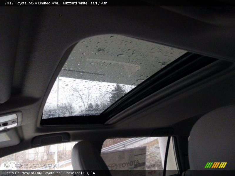 Blizzard White Pearl / Ash 2012 Toyota RAV4 Limited 4WD