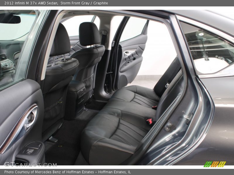 Rear Seat of 2012 M 37x AWD Sedan