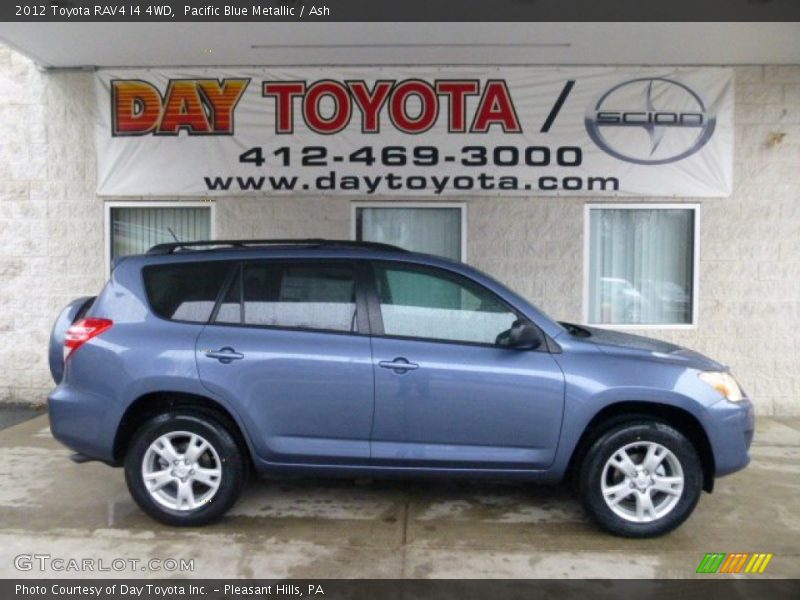 Pacific Blue Metallic / Ash 2012 Toyota RAV4 I4 4WD