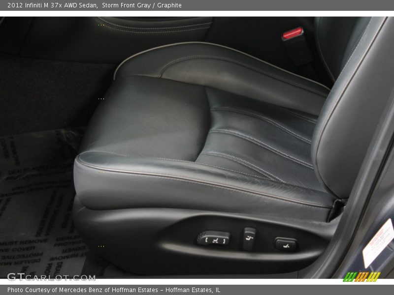 Storm Front Gray / Graphite 2012 Infiniti M 37x AWD Sedan