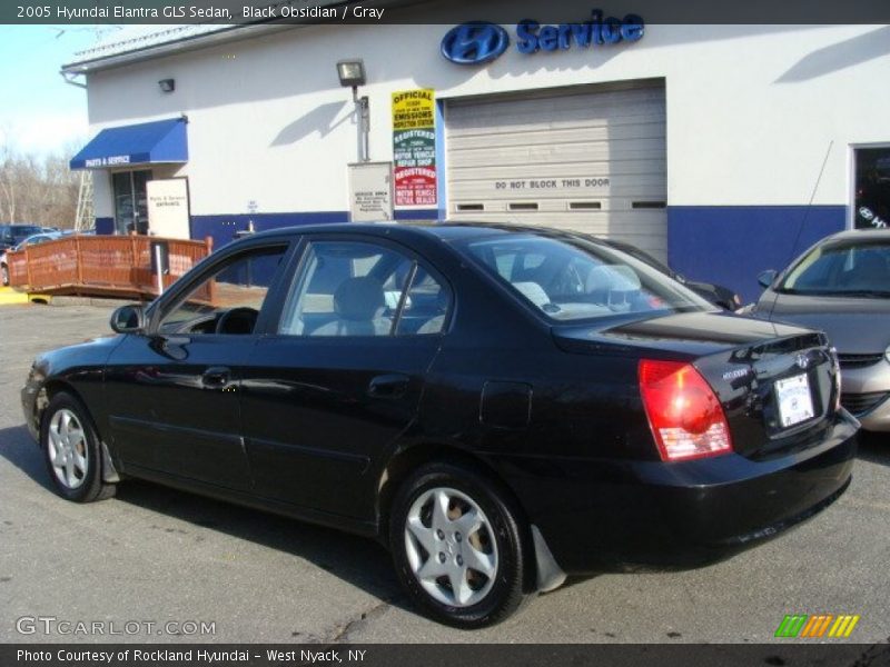 Black Obsidian / Gray 2005 Hyundai Elantra GLS Sedan