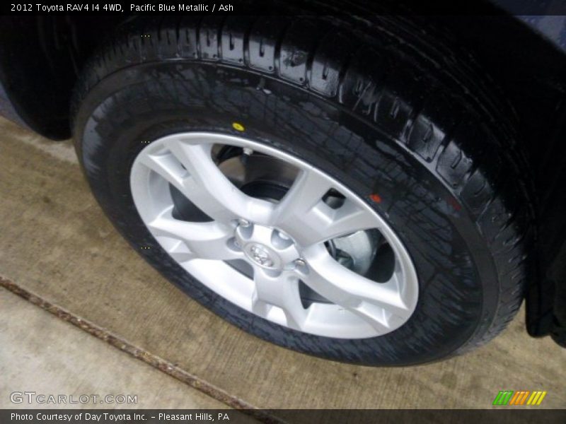 Pacific Blue Metallic / Ash 2012 Toyota RAV4 I4 4WD