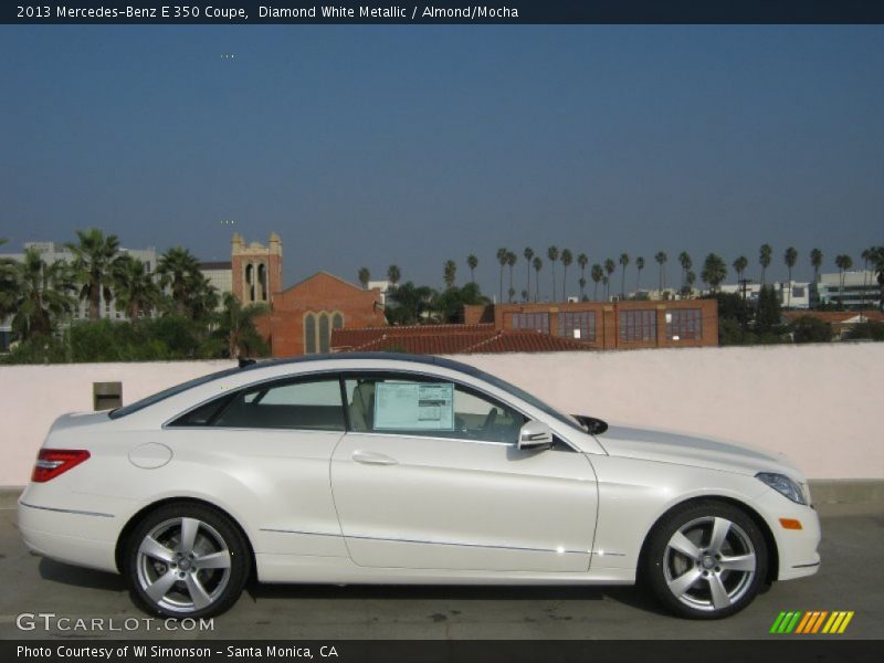 Diamond White Metallic / Almond/Mocha 2013 Mercedes-Benz E 350 Coupe
