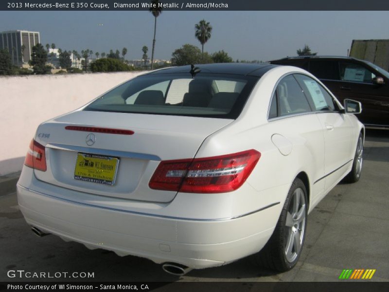 Diamond White Metallic / Almond/Mocha 2013 Mercedes-Benz E 350 Coupe