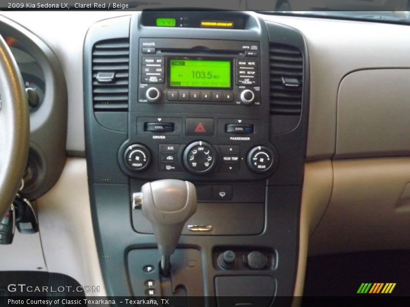 Claret Red / Beige 2009 Kia Sedona LX