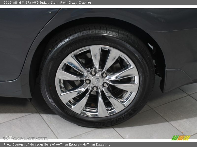 Storm Front Gray / Graphite 2012 Infiniti M 37x AWD Sedan