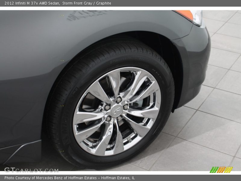 Storm Front Gray / Graphite 2012 Infiniti M 37x AWD Sedan