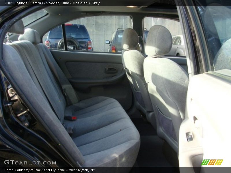 Black Obsidian / Gray 2005 Hyundai Elantra GLS Sedan