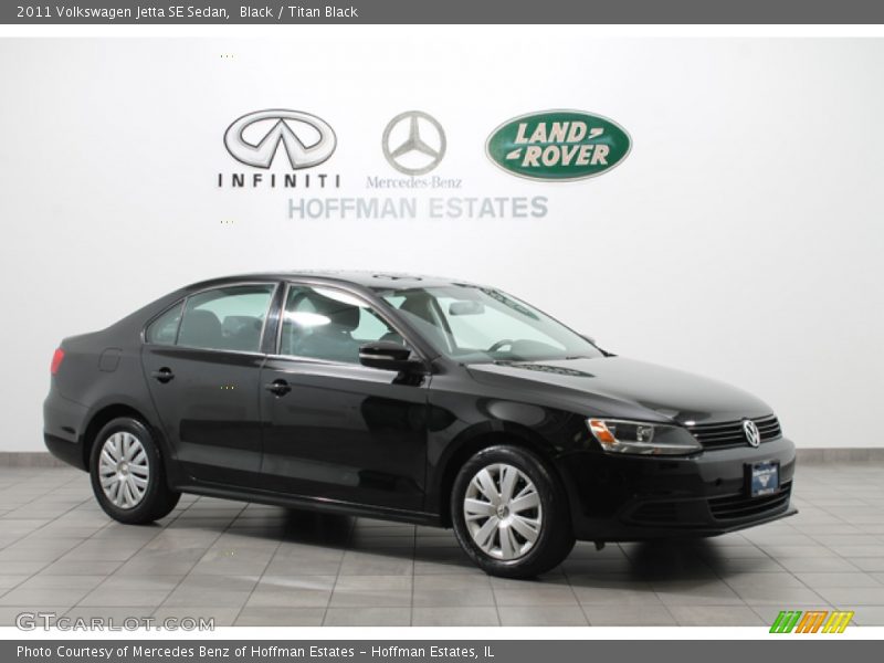 Black / Titan Black 2011 Volkswagen Jetta SE Sedan