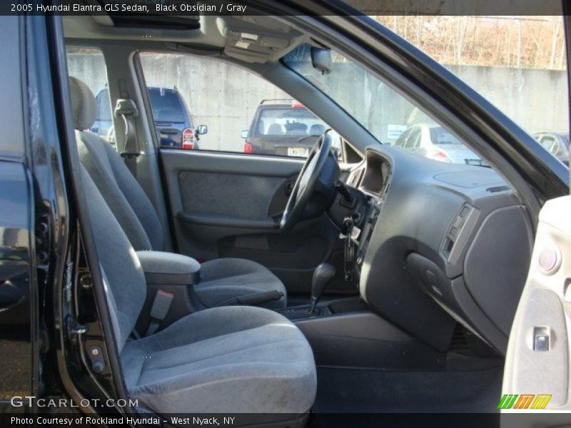 Black Obsidian / Gray 2005 Hyundai Elantra GLS Sedan